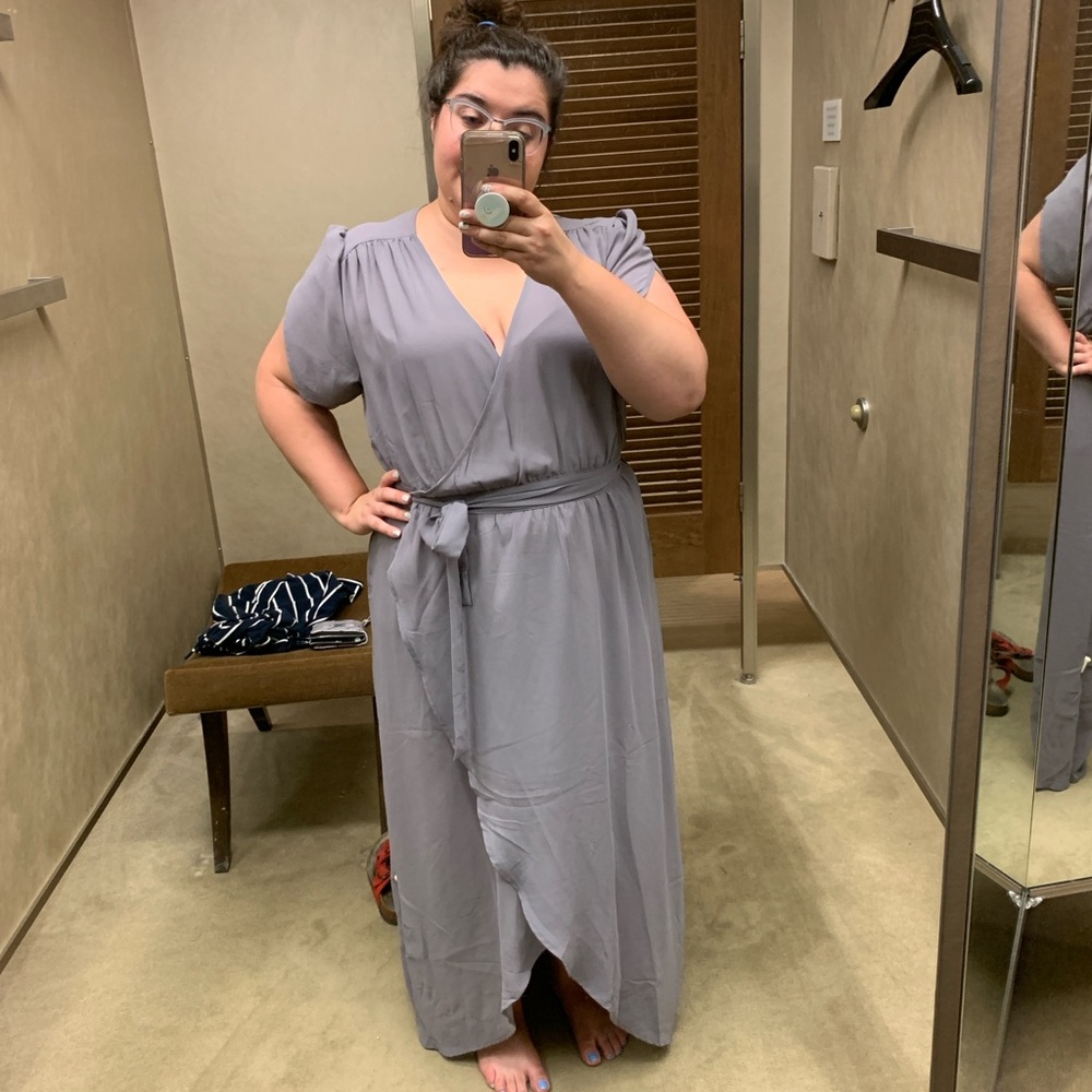 Standards and Practices Gray Dress